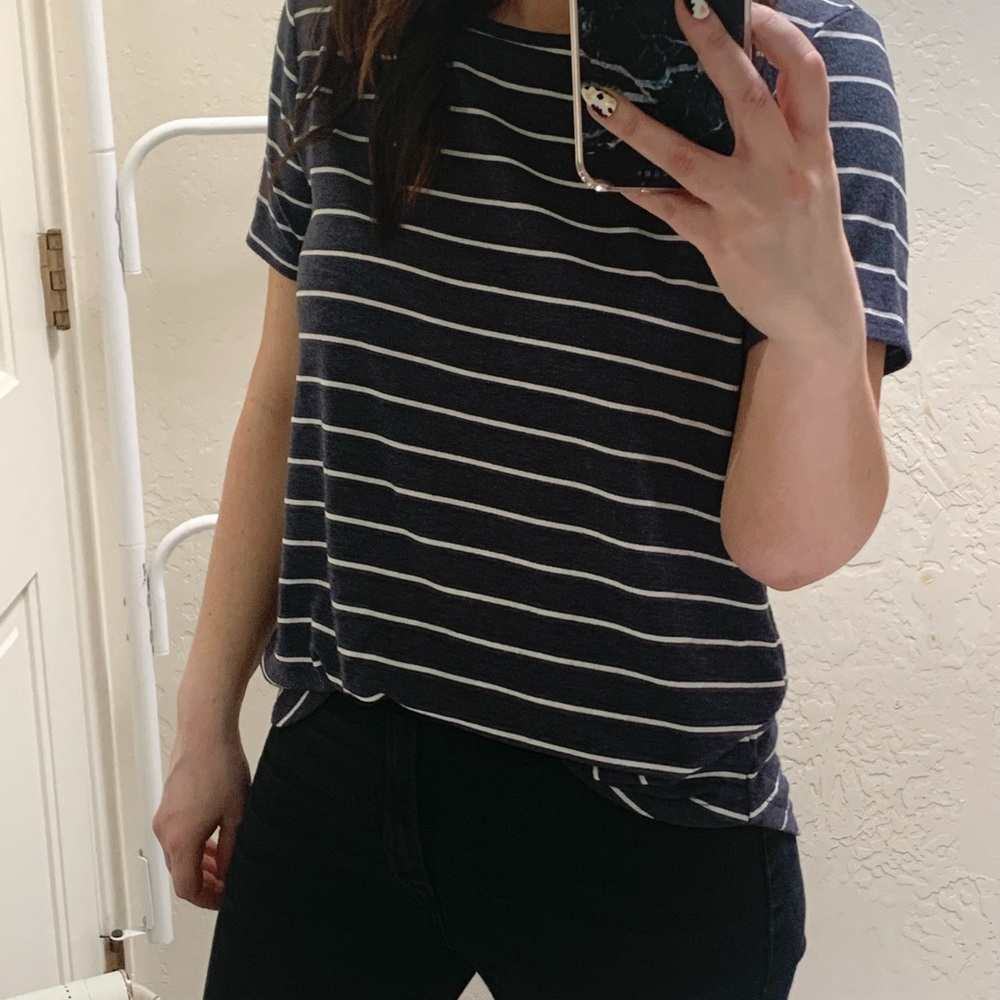 Pink Clover striped tee